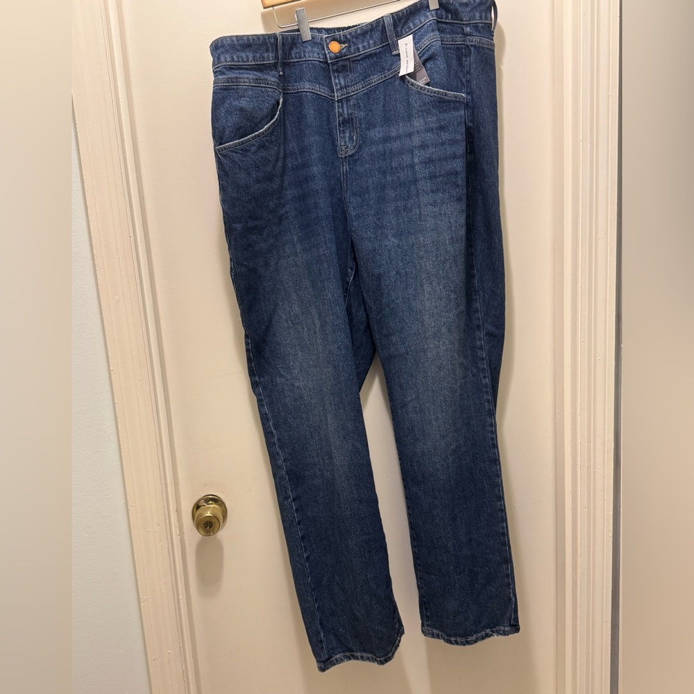 Lane Bryant Classic Dark Wash Straight-Leg Jeans
